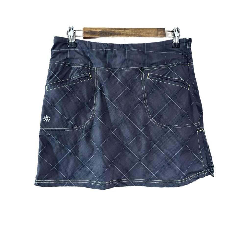 Athleta Women’s Large Tulum Plaid Active Skort Style 214970